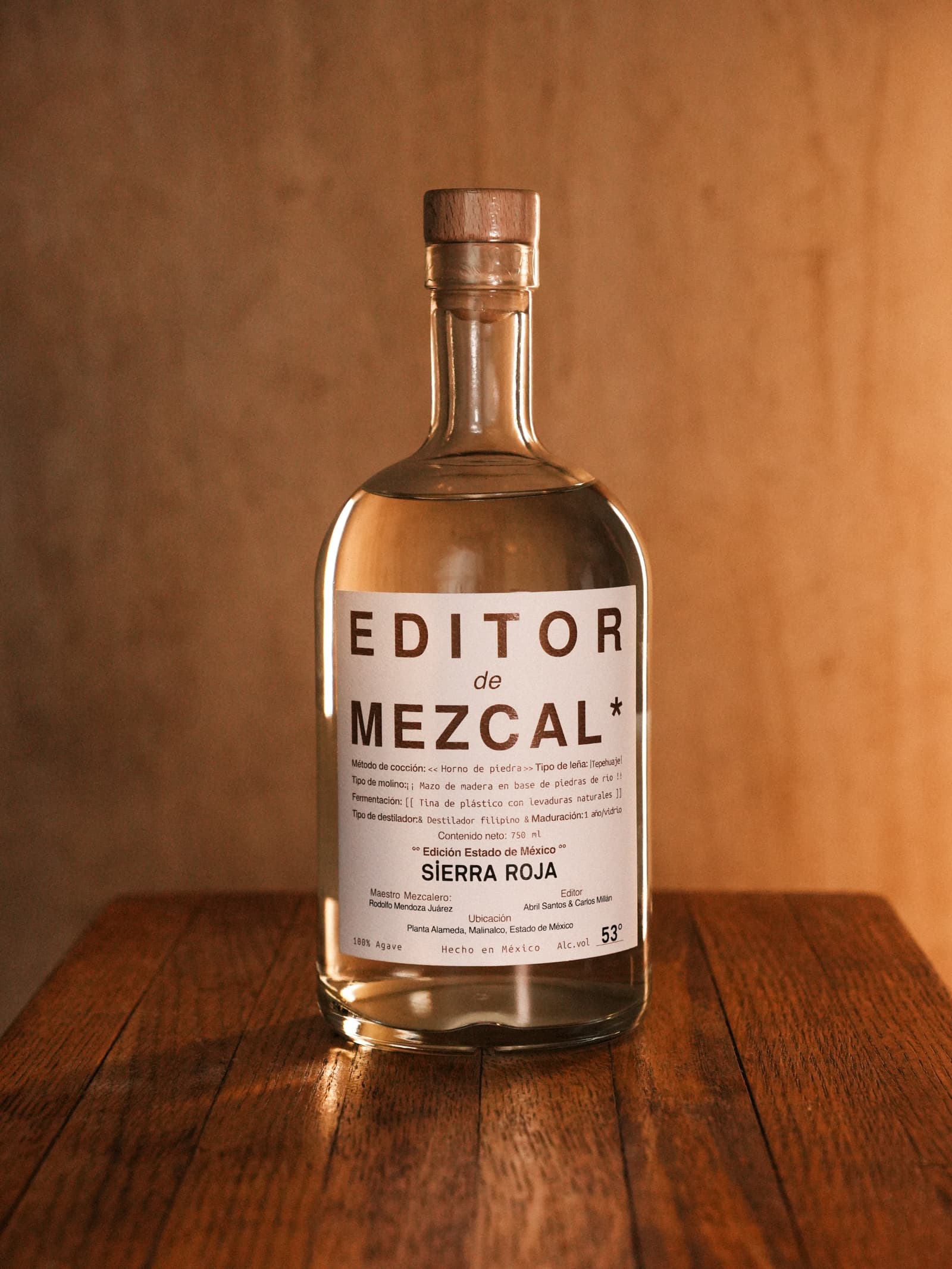 Editor de Mezcal — Sierra Roja